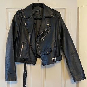 Faux Leather Jacket